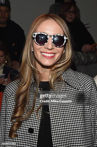 Harley Viera-Newton attends the Ralph Lauren fashion show during Mercedes-Benz Fashion Week Fall 2015 at Skylight Clarkson SQ. On February 19, 2015...