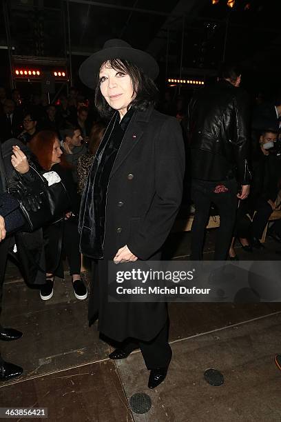 Juliette Greco attends the Saint Laurent Menswear Fall/Winter 2014-2015 Show as part of Paris Fashion Week on January 19, 2014 in Paris, France.