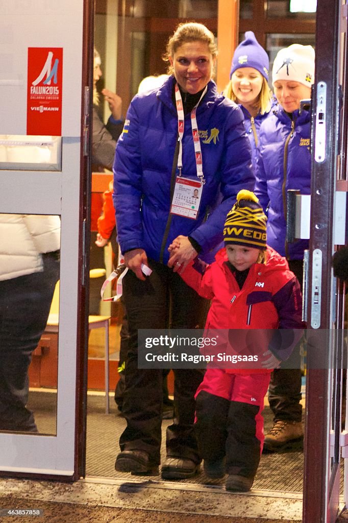 Swedish Royals Attend World Ski Championships