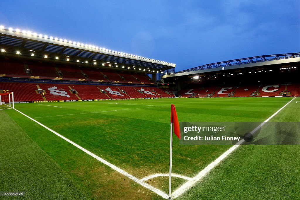 Liverpool FC v Besiktas JK - UEFA Europa League Round of 32