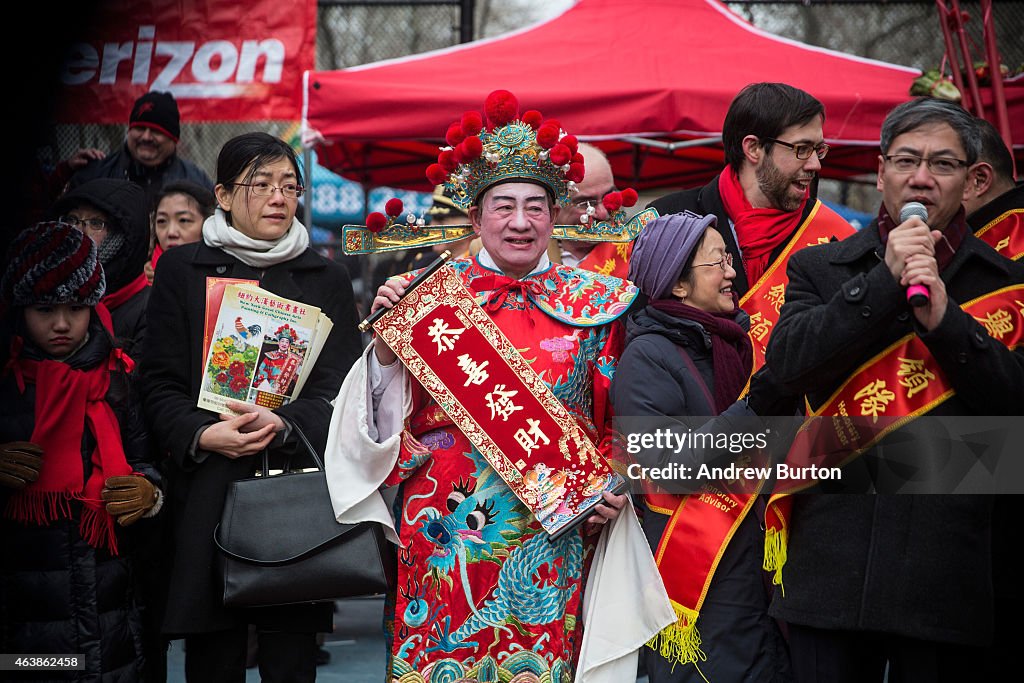 New York City's Chinatown Celebrates Start Of Chinese New Year Celebrations