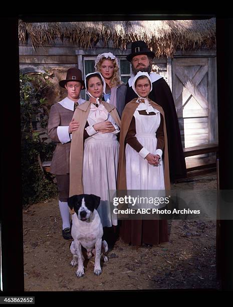 Thacher Thanksgiving" - Airdate: November 18, 1990. CHRIS BURKE;PATTI LUPONE;TRACEY NEEDHAM;BILL SMITROVICH;KELLIE MARTIN;BULLET THE DOG