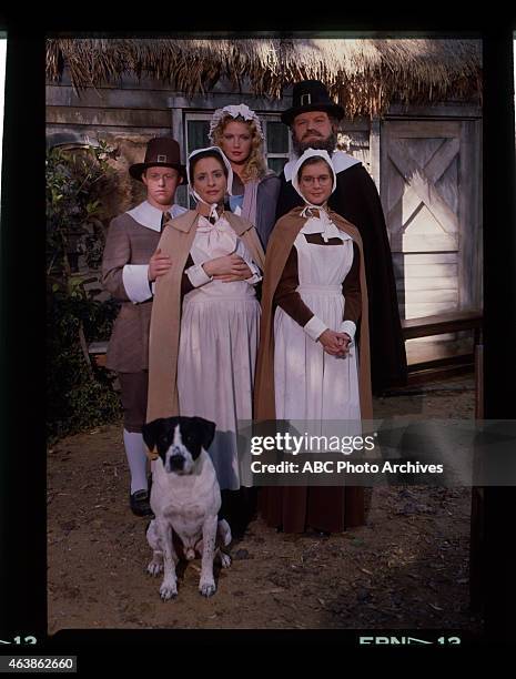 Thacher Thanksgiving" - Airdate: November 18, 1990. CHRIS BURKE;PATTI LUPONE;TRACEY NEEDHAM;BILL SMITROVICH;KELLIE MARTIN;BULLET THE DOG