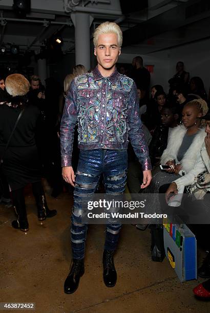 Jason Brickhill attends The Blonds fashion show during MADE Fashion Week Fall 2015 at Milk Studios on February 18, 2015 in New York City.