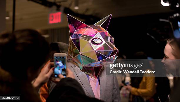 Max Steiner attends The Blonds fashion show during MADE Fashion Week Fall 2015 at Milk Studios on February 18, 2015 in New York City.