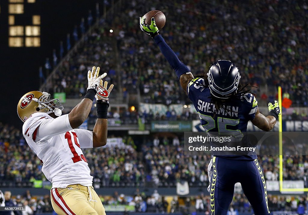 NFC Championship - San Francisco 49ers v Seattle Seahawks