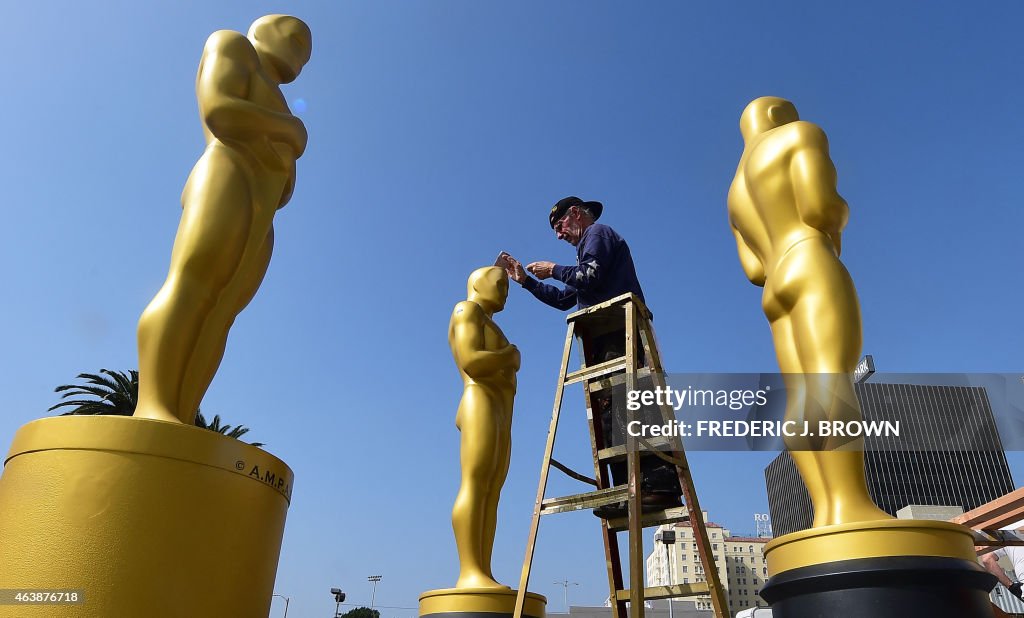 US-ENTERTAINMENT-OSCARS-PREPARATIONS