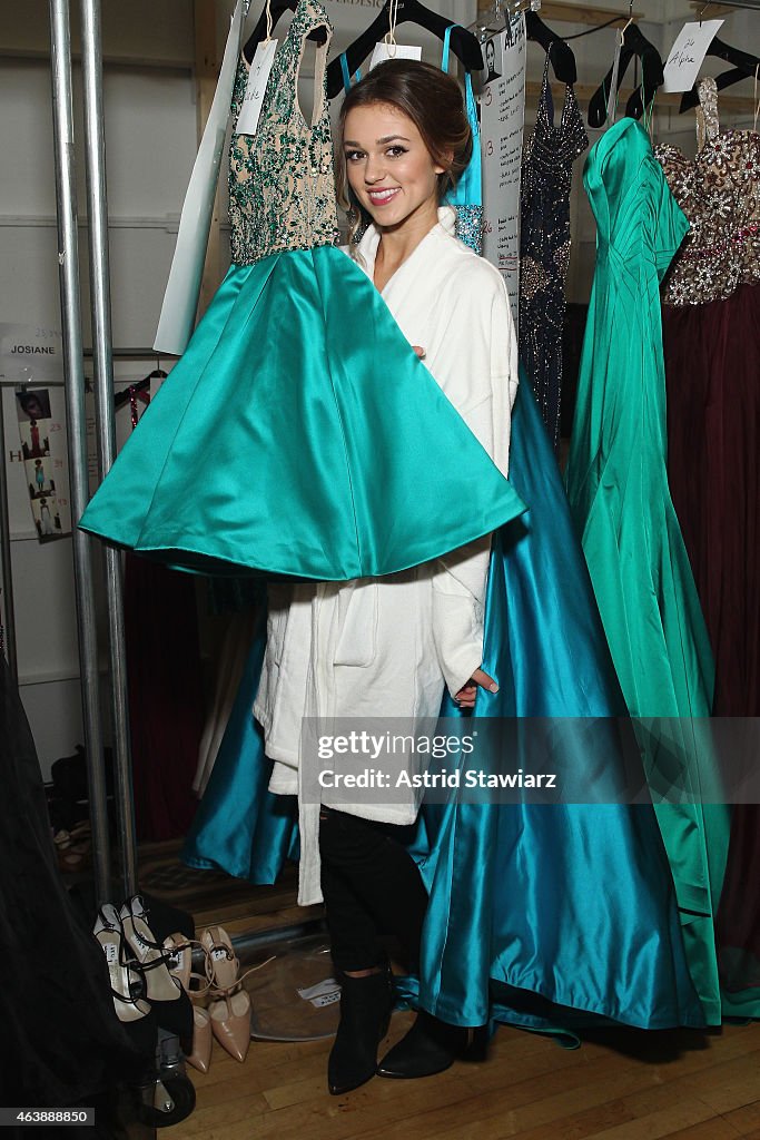 Sherri Hill - Backstage - Mercedes-Benz Fashion Week Fall 2015