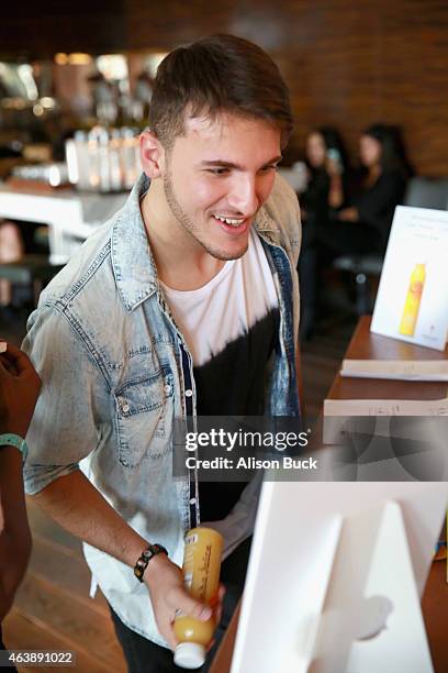 Zane Hijazi attends Kari Feinstein's Style Lounge presented by Painted by Kameco at the Andaz West Hollywood on February 19, 2015 in Los Angeles,...