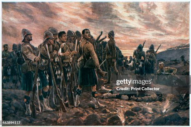 'All That Was Left of Them', 2nd Boer War, 1899. The Black Watch after the Battle of Magersfontein, 11 December 1899. In the week from 10 to 17...