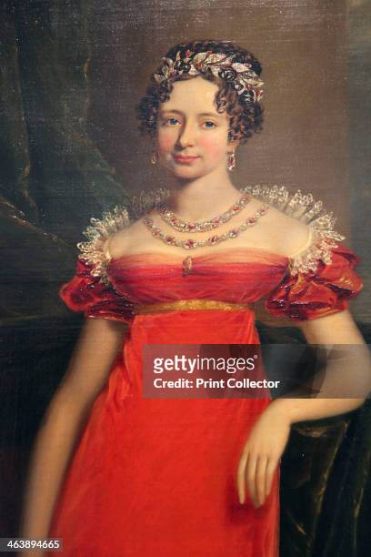 'Portrait of the Grand Duchess Maria Pavlovna', c1822. Grand Duchess Maria Pavlovna of Russia was the third daughter of Tsar Paul I of Russia and...