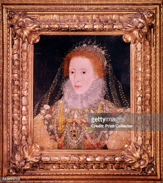 Elizabeth I Queen of England and Ireland from 1558. Flemish school portrait. The last Tudor monarch, Elizabeth I ruled from 1558 until 1603.