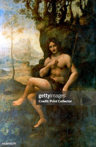 'John the Baptist, with the attributes of Bacchus', 1513-1516. John the Baptist is regarded as a prophet by three religions: Christianity, Islam, and...