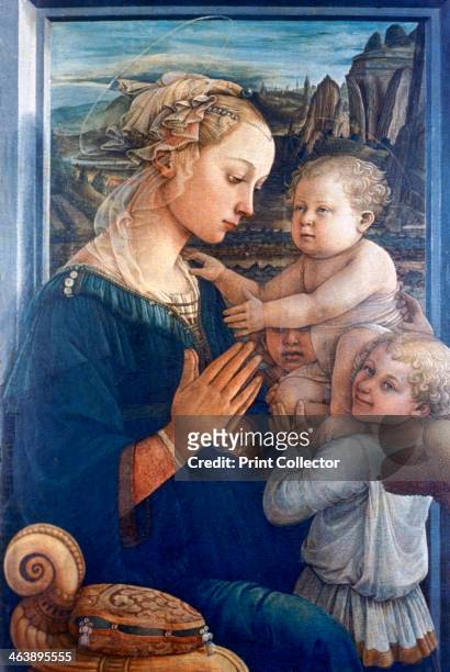 'Madonna and Child with Angels', c1455. From the collection of the Galleria degli Uffizi, Florence, Italy.