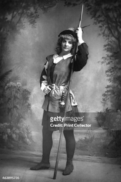 Ada Rehan, Irish-born American actress, c1890. Ada Rehan in the breeches role of Rosalind in As You Like Itby William Shakespeare. From The Cabinet...
