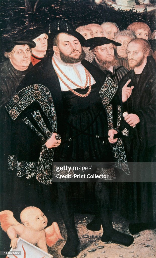 Martin Luther with reformers, c1530.