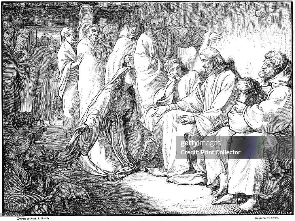 Jesus speaking with the woman of Canaan, 1865.