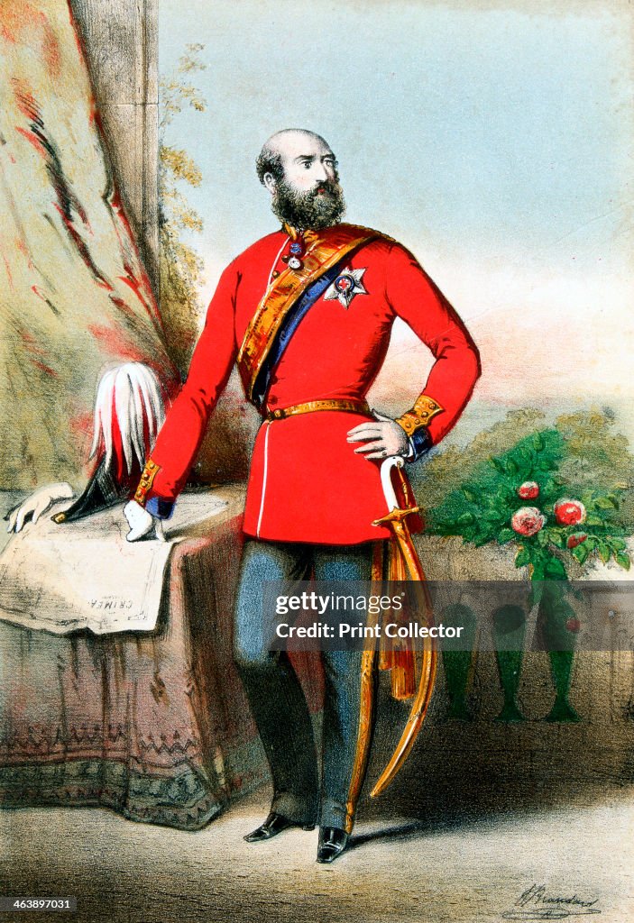 George William Frederick Charles, 2nd Duke of Cambridge, British soldier, c1855.