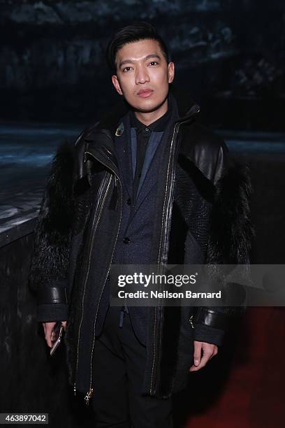 Bryanboy attends the Marc Jacobs fashion show during Mercedes-Benz Fashion Week Fall 2015 at Park Avenue Armory on February 19, 2015 in New York City.