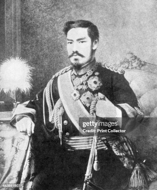 Mutsuhito Emperor of Japan from 1867. Photographing the Mikado was forbidden.