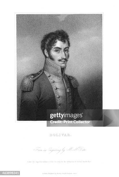 Simon Bolivar, 19th century South American revolutionary. Bolivar is known as the 'Liberator' of South America from Spanish rule. The son of a...