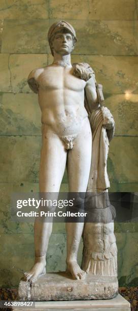 Statue of a Roman as a hero, 1st century. Found in the collection of The Hermitage, St Petersburg.