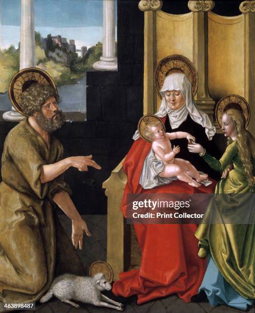 'Saint Anne with the Christ Child, the Virgin, and Saint John the Baptist', c1511. From the Washington National Gallery of Art, USA.