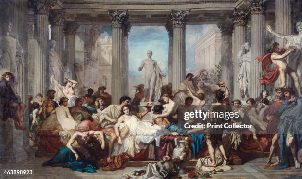 'The Romans of the Decadence', 1847. From the collection of the Fogg Art Museum, Harvard University Art Museums, Massachusetts, USA.