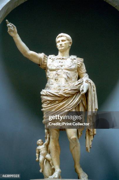 Augustus Caesar, first Roman Emperor. Gaius Julius Caesar Octavianus became one of a triumvirate of rulers after the death in 44 BC of Julius Caesar,...