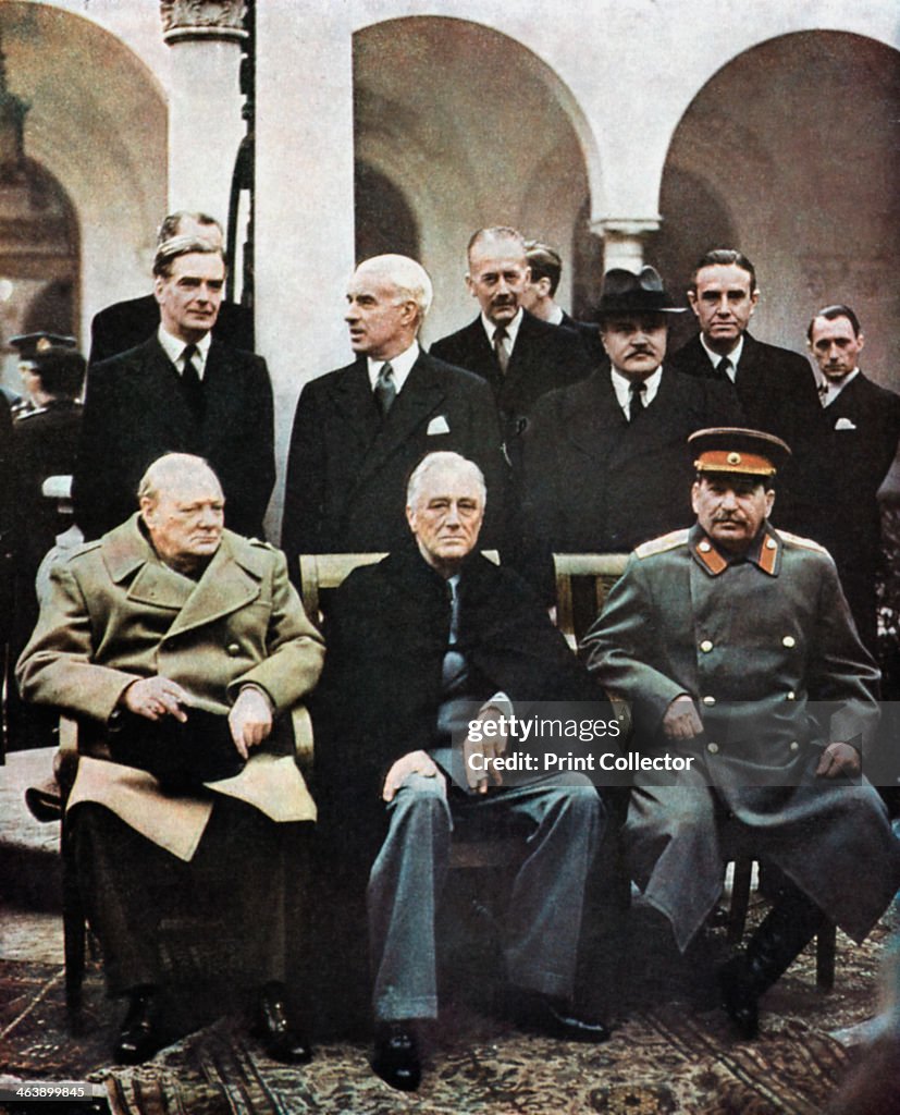Yalta Conference of Allied leaders, World War II, 4-11 February 1945.