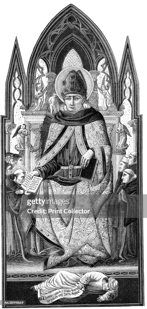 St Augustine of Hippo (350-430), 19th century.