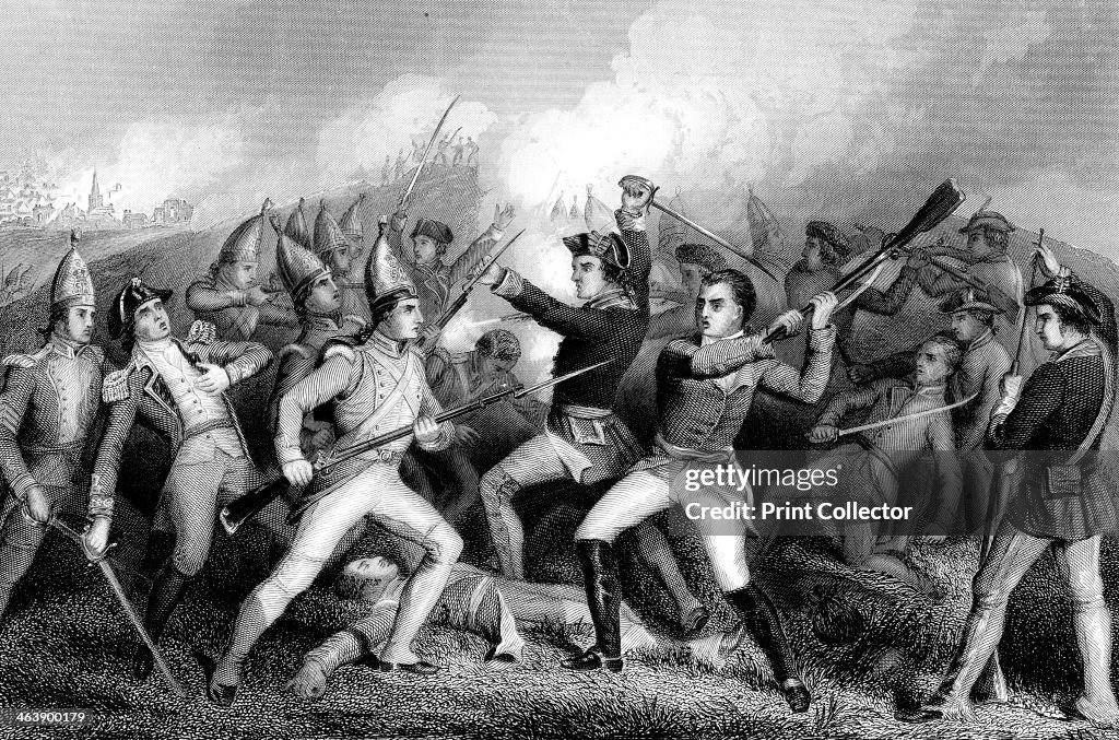 Battle of Bennington, Vermont, American War of Independence, 16 August 1777.