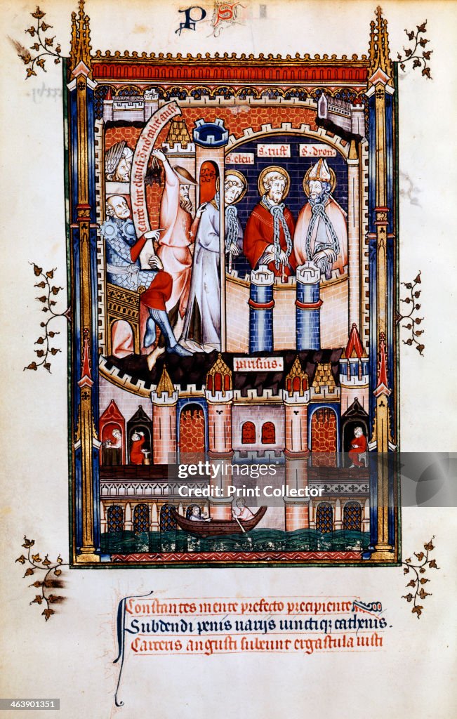 St Denis in chains, 1317.