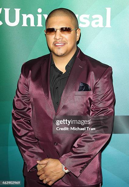 Fernando Vargas arrives at the NBC/Universal 2014 TCA Winter press tour held at The Langham Huntington Hotel and Spa on January 19, 2014 in Pasadena,...