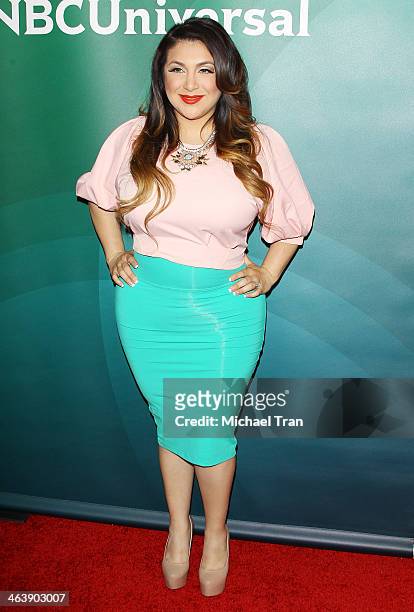 Martha Lopez Vargas arrives at the NBC/Universal 2014 TCA Winter press tour held at The Langham Huntington Hotel and Spa on January 19, 2014 in...