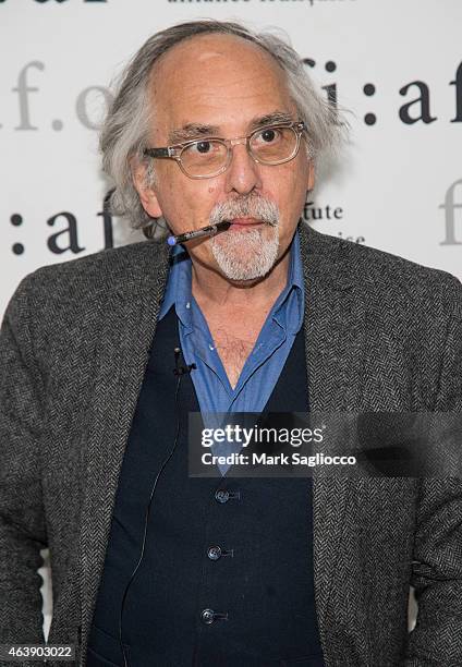 Cartoonist Art Spiegelman attends the French Institute Alliance Francaise's "After Charlie: What's Next for Art, Satire and Censorship at Florence...