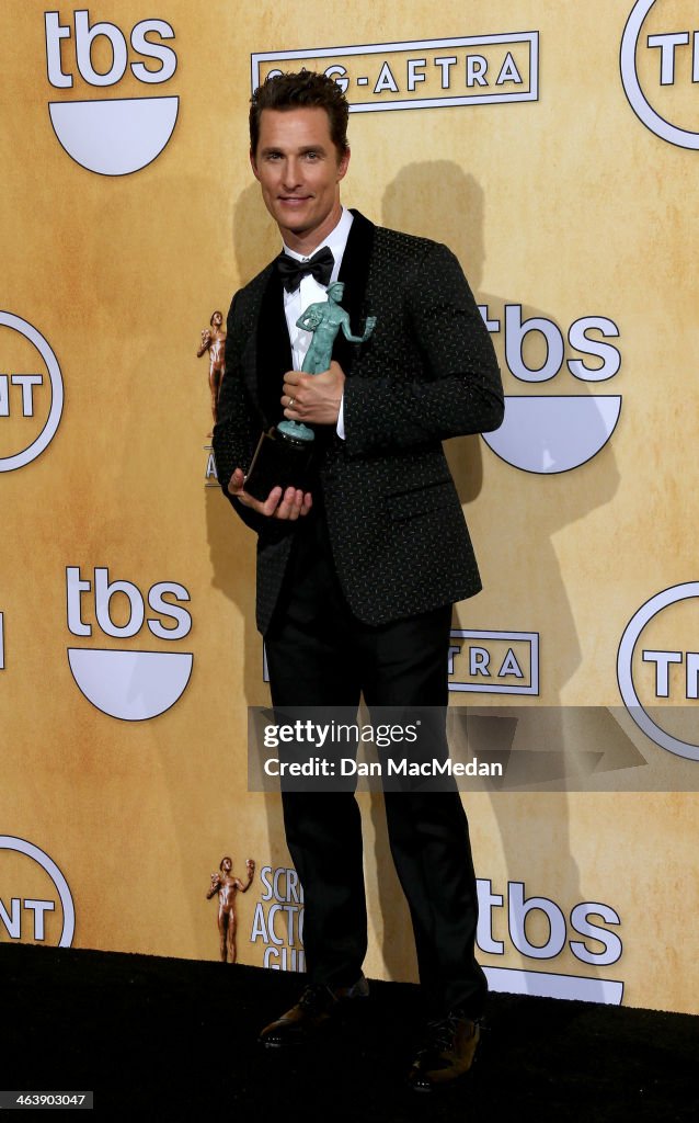 20th Annual Screen Actors Guild Awards - Press Room