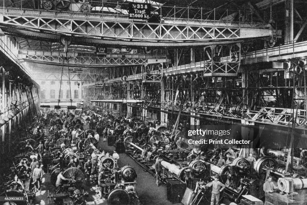 The Krupp gun factory number 1, Essen, Germany, World War I, 1917.