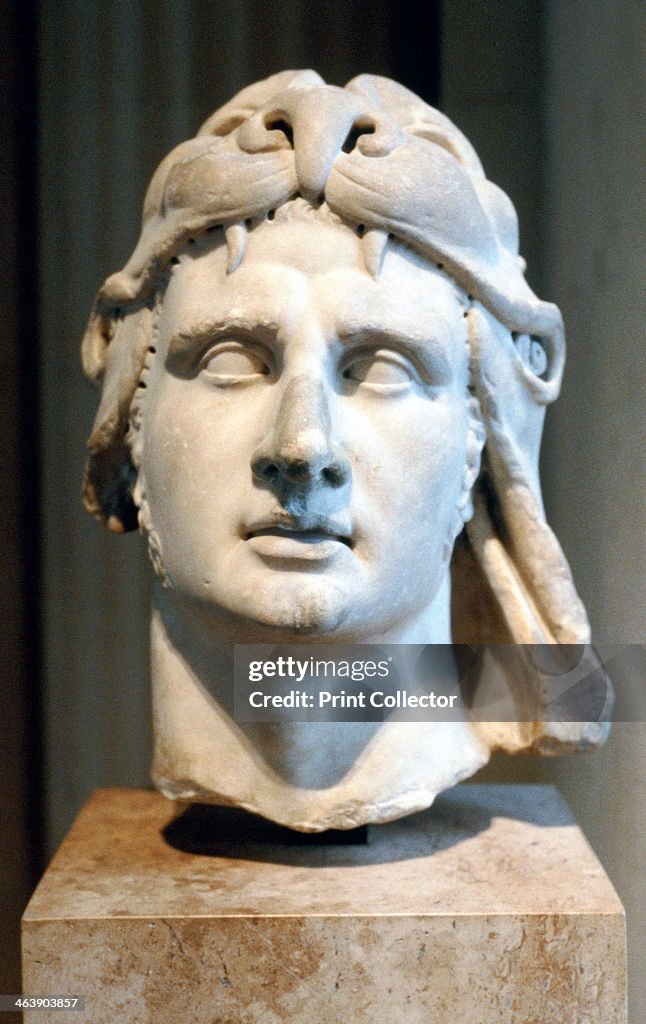 Portrait bust of Alexander the Great. Artist: Anon