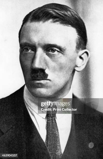 Adolf Hitler, German Nazi leader, 1923. Adolf Hitler became leader of the National Socialist German Workers party in 1921. After an unsuccessful coup...