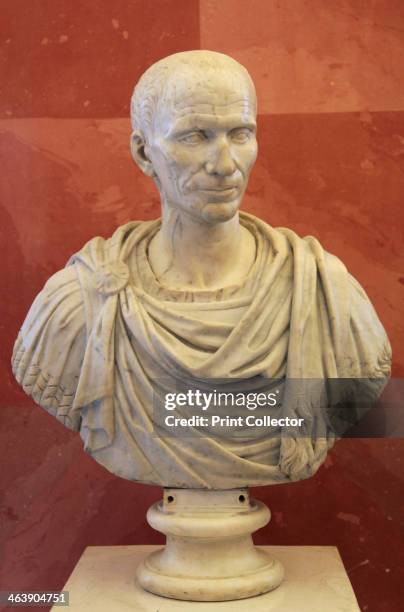 Portrait bust of Gaius Julius Caesar, 16th century. Imitating a Roman original of the 1st century BC. Julius Caesar was one of Rome's most capable...