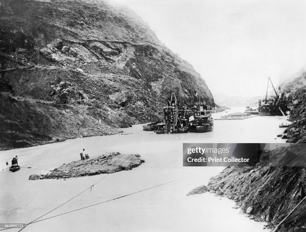Building of the Panama Canal, Panama, late 19th-early 20th century.