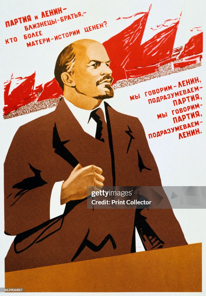 Russian Communist Party poster, 1940.