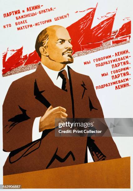 Russian Communist Party poster, 1940.