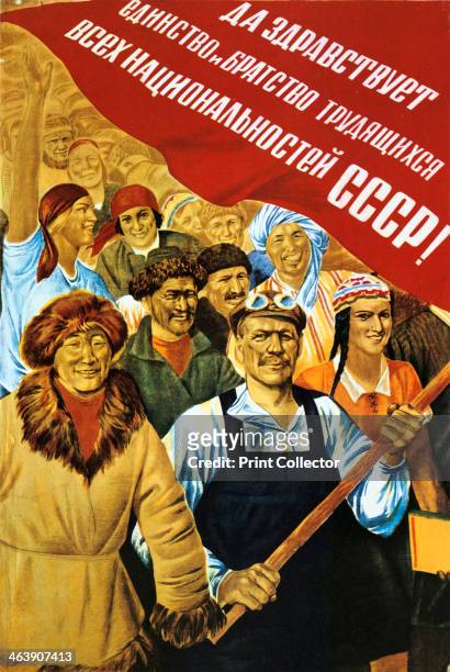 Soviet political poster, 1934.