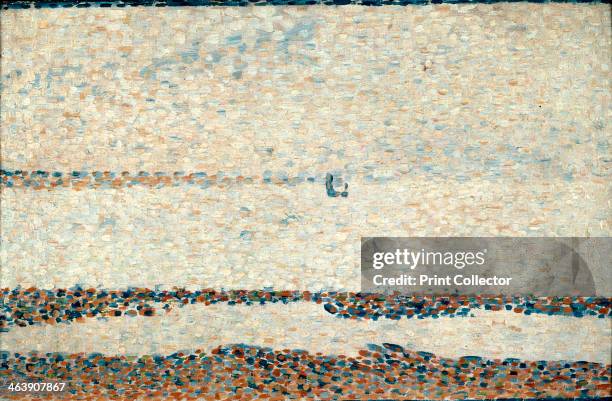 'Beach at Gravelines', 1890. From the Courtauld Institute Galleries, London.