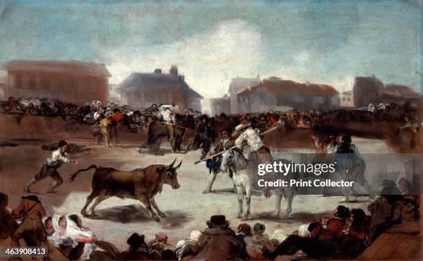 Village Bullfight', c1812-1814. From the Royal Academy of San Fernando, Madrid, Spain.