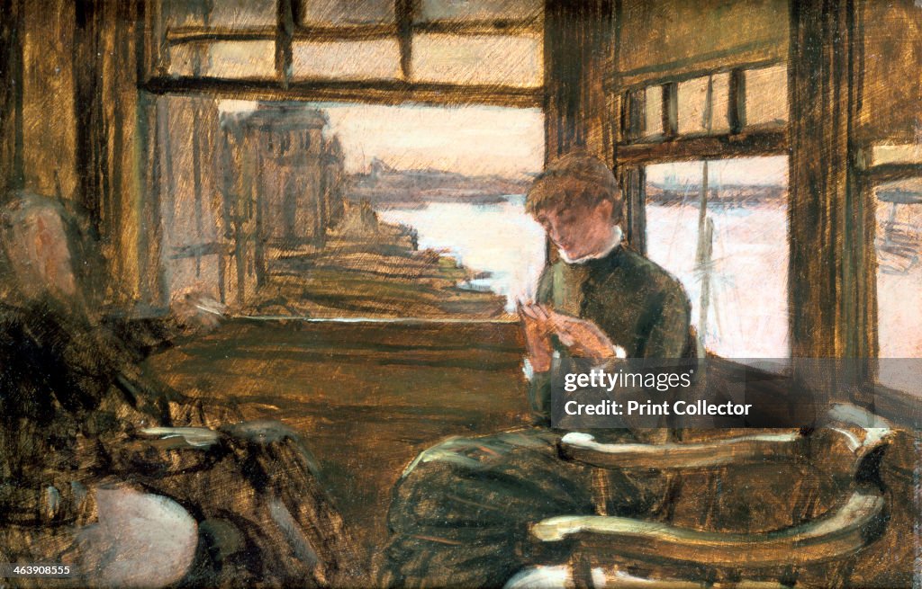'The Departure', 19th/early 20th century. Artist: James Tissot