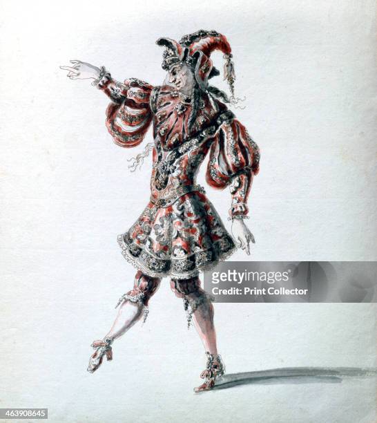 'Enchanted Hero', c1684. Alquif, enchanted knight for the rerun of the opera 'Amadis or Amadis de Gaule' , by Lully in 1684. Found in the collection...