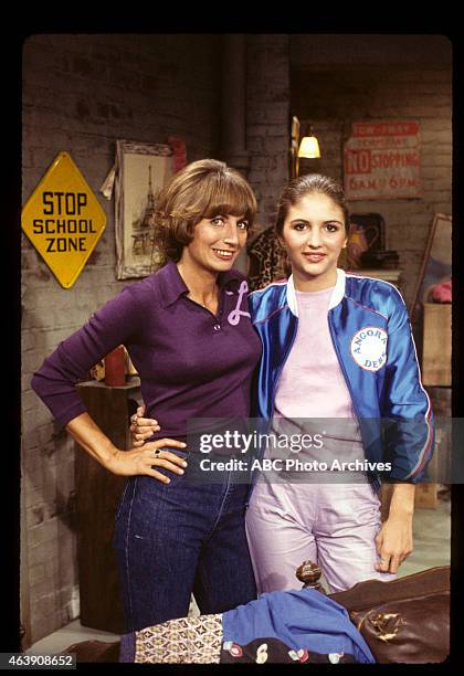 Bad Girls" - Airdate: November 8, 1979. PENNY MARSHALL WITH DAUGHTER TRACY REINER